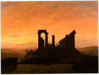 Junotempel im Agrigent (temple of Juno in Agrigent), 1830